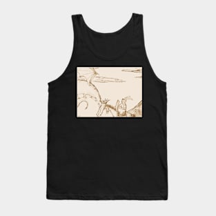 Dragon VS knight Tank Top